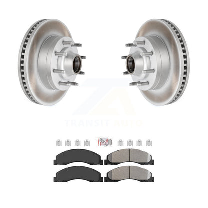 Kit de plaquettes semi-métalliques de moyeu de Rotor de frein de manteau avant pour Ford E-350 Super Duty E-25