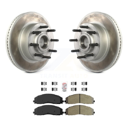 Kit de plaquettes semi-métalliques de moyeu de Rotor de frein de manteau avant pour Ford F-350 Super Duty F-25