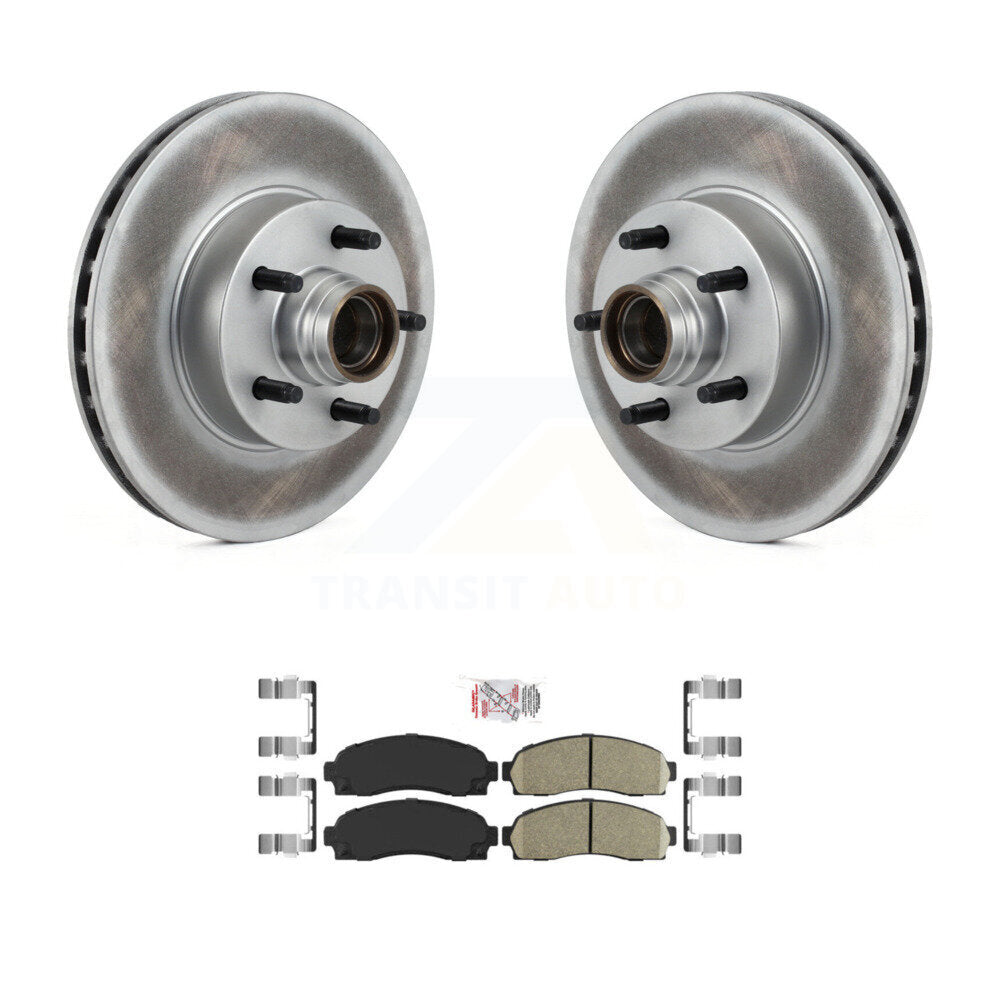 Kit de plaquettes de frein en céramique avec revêtement avant, rotors de frein à disque, pour Ford Ranger RW 2010 – 2011
