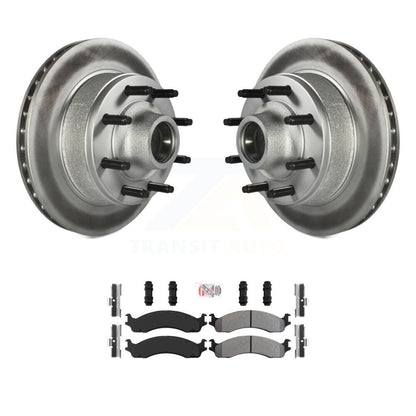 Kit de plaquettes semi-métalliques de moyeu de Rotor de frein de manteau avant pour Ford E-350 Super Duty E-25