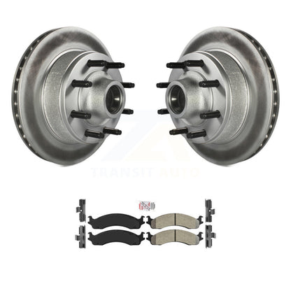 Kit de plaquettes semi-métalliques de moyeu de Rotor de frein de manteau avant pour Ford E-350 Super Duty E-25