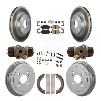 Kit de tambour de revêtement de tampon en céramique de Rotor de frein avant et arrière (9 pièces) pour Toyota Ech 2001 – 2005