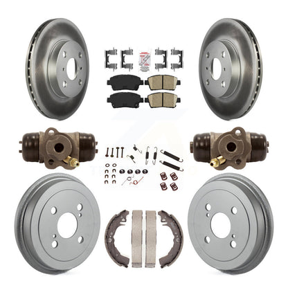 Kit de tambour de revêtement de tampon en céramique de Rotor de frein avant et arrière (9 pièces) pour Toyota Ech 2001 – 2005