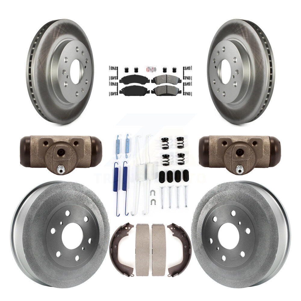 Kit de tambour à revêtement semi-métallique pour Rotor de frein avant et arrière (9 pièces) pour GMC Sierra 150