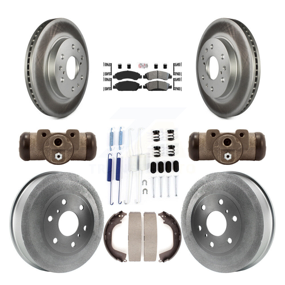 Kit de tambour à revêtement semi-métallique pour Rotor de frein avant et arrière (9 pièces) pour GMC Sierra 150