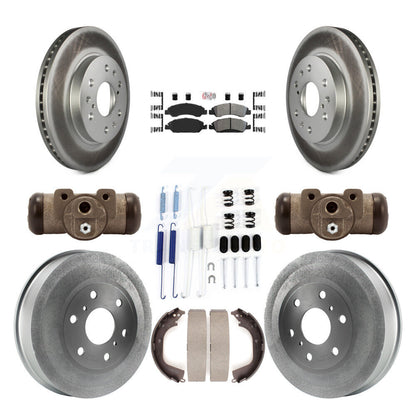Kit de tambour à revêtement semi-métallique pour Rotor de frein avant et arrière (9 pièces) pour GMC Sierra 150