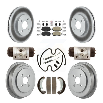 Kit de tambour à revêtement en céramique, Rotors de frein à disque avant et arrière (9 pièces) pour Saturn Io 2003
