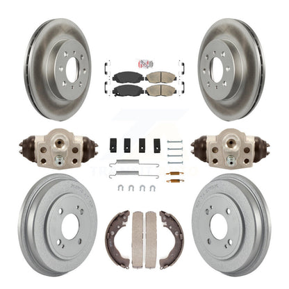 Kit de tambour avec revêtement en céramique, Rotors de frein à disque avant et arrière (9 pièces) pour Honda Insigh