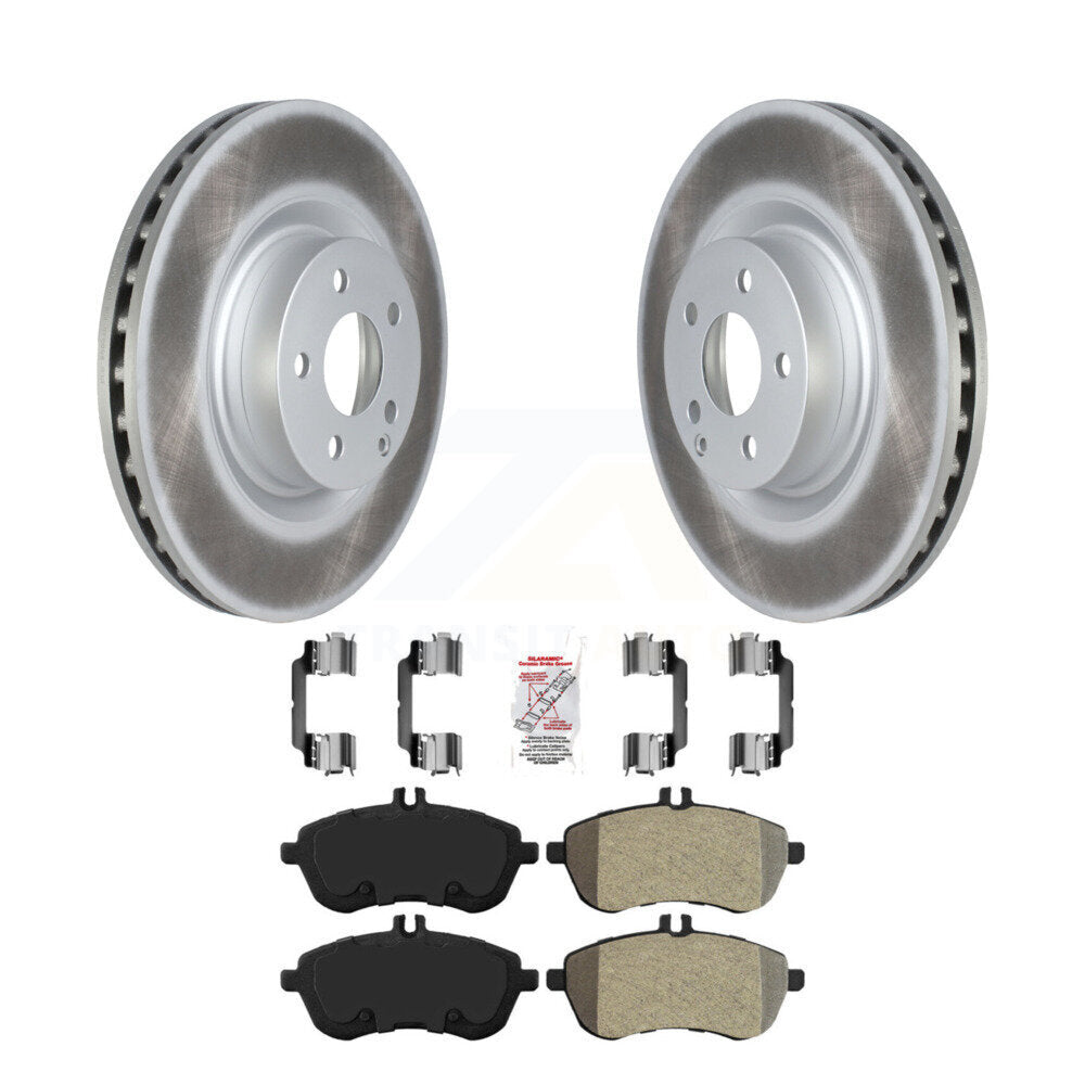 Kit de plaquettes semi-métalliques de Rotor de frein à disque à revêtement avant, pour Mercedes-Benz C250 Coup