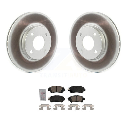 Kit de rotors de frein à disque à revêtement avant et de plaquettes en céramique pour Nissan kick Versa