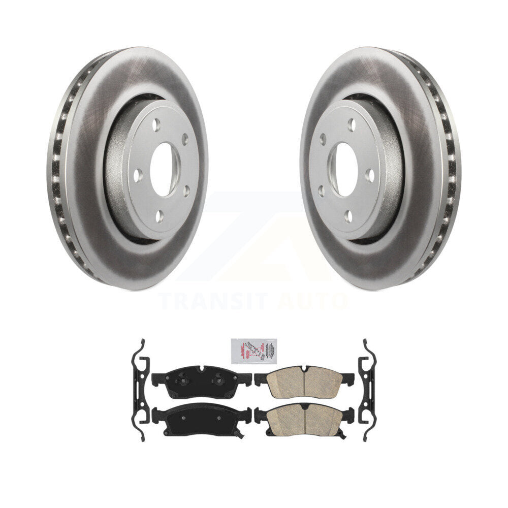 Rotor de frein à revêtement avant et Kit de plaquettes en céramique pour Jeep Grand Cherokee Dodge Durang