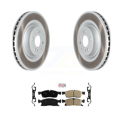 Rotor de frein à revêtement avant et Kit de plaquettes en céramique pour Mercedes-Benz GL350 GLE400 GLS45