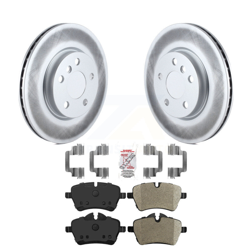 Kit de disques de frein à disque avec revêtement avant et plaquettes semi-métalliques pour Mini Cooper