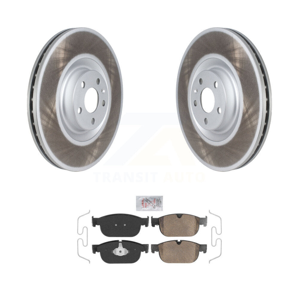 Kit de rotors de frein à disque à revêtement avant et de plaquettes en céramique pour Volvo XC90 KGA-104635