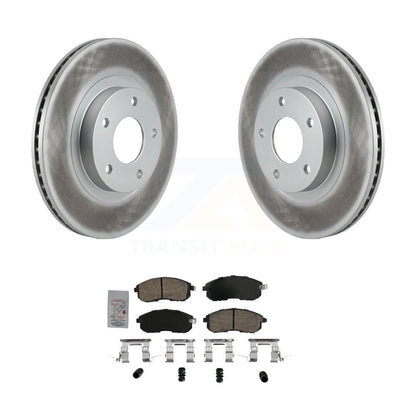 Rotor de frein à disque avec revêtement avant et kit de plaquettes en céramique pour Nissan Altima INFINITI I3
