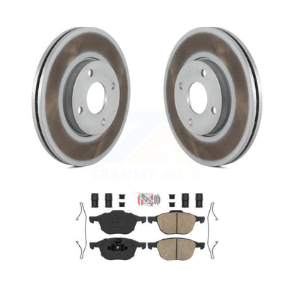 Kit de disques de frein à disque avec revêtement avant et plaquettes en céramique pour Ford Focus 2005-2007