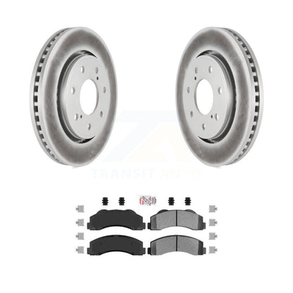 Kit de plaquettes de frein semi-métalliques avec revêtement avant pour Ford F-150 avec roue à 7 écrous