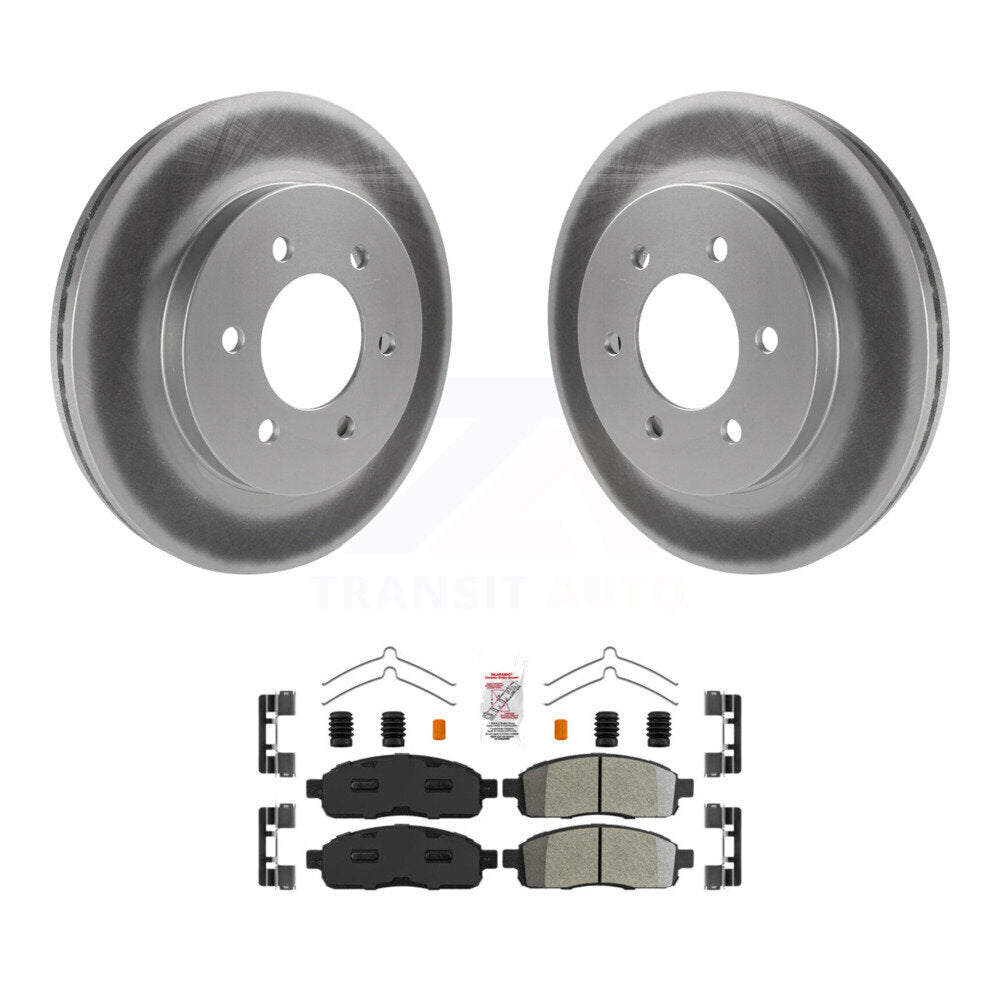 Kit de plaquettes de frein semi-métalliques pour rotors de frein avant, pour Ford F-150 Lincoln Mark LT 4W