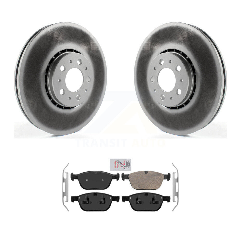 Kit de rotors de frein à disque à revêtement avant et de plaquettes en céramique pour Volvo XC90 KGA-104684