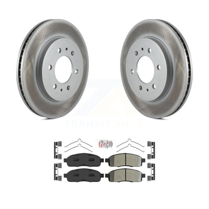 Kit de plaquettes de frein semi-métalliques pour rotor de frein avant, pour Ford F-150 09 avec roue à 6 écrous