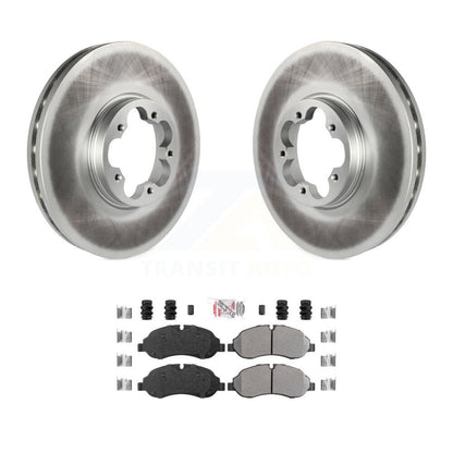 Kit de plaquettes de frein semi-métalliques avec revêtement avant, pour Ford Transit-250 Transit-15