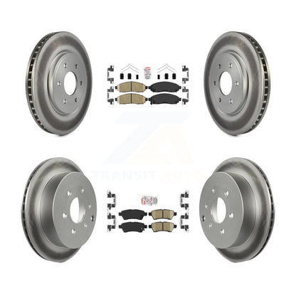 Kit de rotors de frein à disque avant et arrière en céramique, pour Nissan Xterr 2006 – 2007