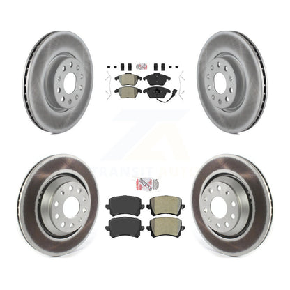 Kit de rotors de frein à disque, revêtement de protection semi-métallique avant et arrière, pour Volkswagen Passat C