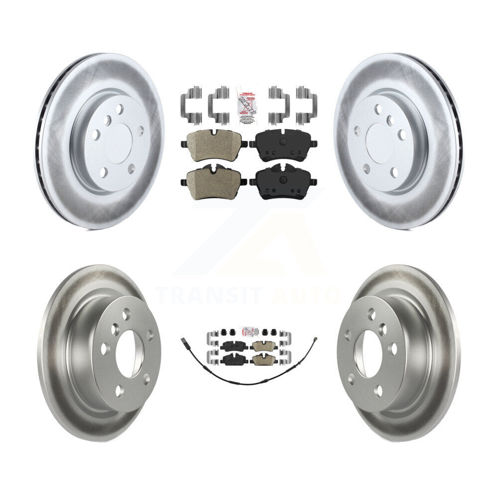 Kit de Rotor de frein à disque enduit de plaquettes en céramique avant semi-métalliques arrière pour Mini Coope