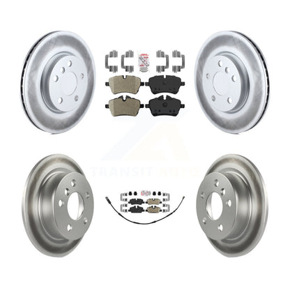 Kit de Rotor de frein à disque enduit de plaquettes en céramique avant semi-métalliques arrière pour Mini Coope