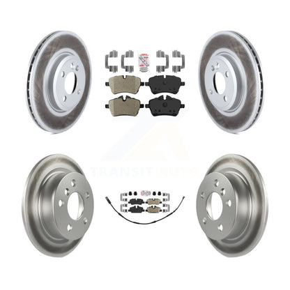 Kit de Rotor de frein à disque enduit de plaquettes en céramique avant semi-métalliques arrière pour Mini Coope