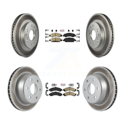 Kit de plaquettes en céramique avant et arrière et Rotor de frein revêtu, pour Chevrolet Silverado 1500 GM