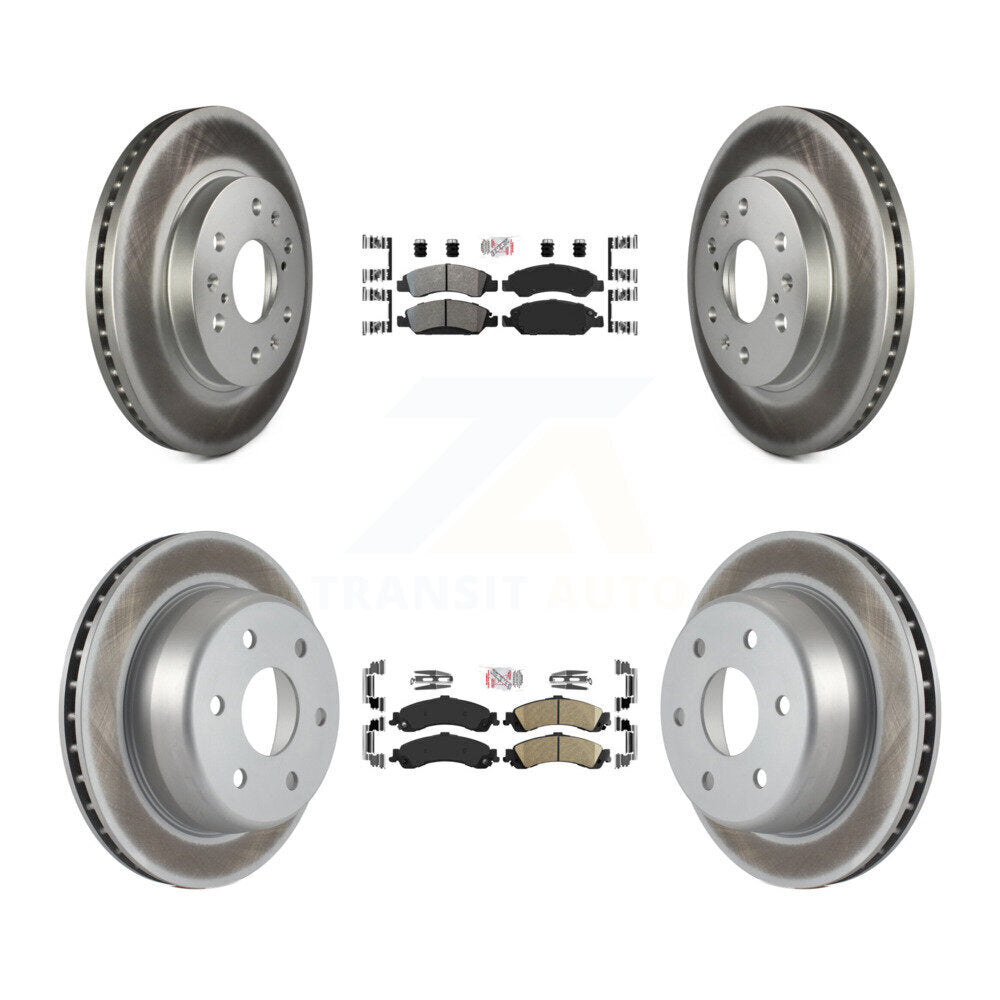 Kit de Rotor de frein à revêtement en céramique, semi-métallique avant et arrière, pour Chevrolet 1500 GM