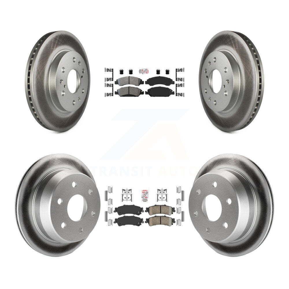 Kit de Rotor de frein à revêtement en céramique, semi-métallique avant et arrière, pour Chevrolet 1500 GM