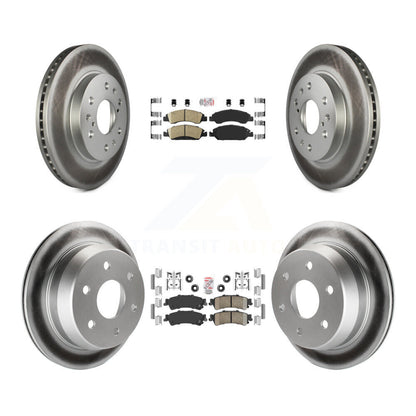 Kit de plaquettes en céramique avant et arrière et Rotor de frein revêtu, pour Chevrolet Silverado 1500 GM