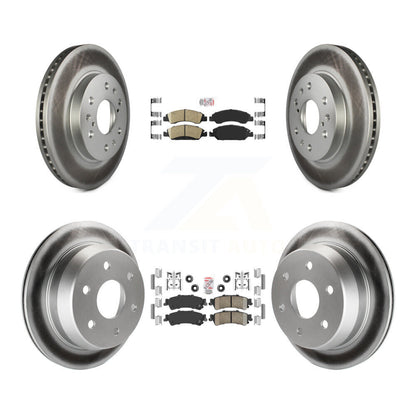 Kit de plaquettes en céramique avant et arrière et Rotor de frein revêtu, pour Chevrolet Silverado 1500 GM