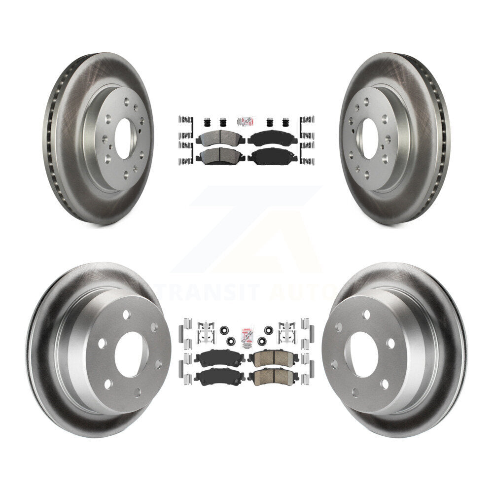 Kit de Rotor de frein à revêtement en céramique, semi-métallique avant et arrière, pour Chevrolet 1500 GM