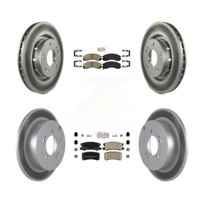 Kit de rotors de frein à revêtement en céramique avant et arrière, pour Mitsubishi Lancer Ralliar 2009