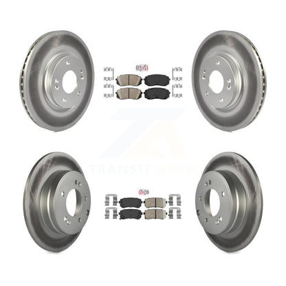Kit de rotors de frein à revêtement en céramique avant et arrière, pour moteur à gaz Hyundai Sonata 15-16