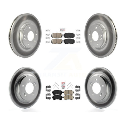 Kit de disques de frein avant et arrière avec revêtement en céramique, pour Kia Optima LX/EX/LX 2016 1.6