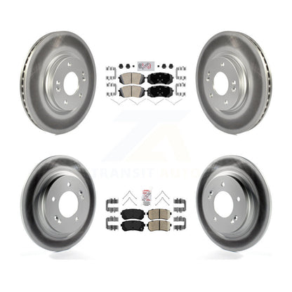 Kit de disques de frein avant et arrière avec revêtement en céramique, pour Kia Optima LX/EX/LX 2016 1.6