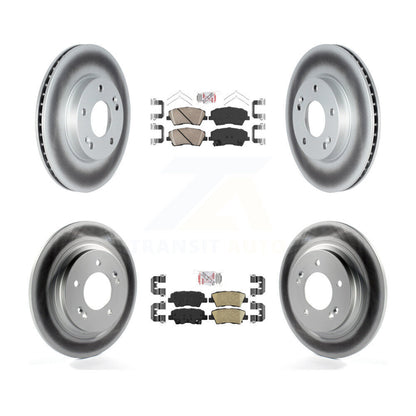Kit de plaquettes de frein en céramique avant et arrière et disques de frein enduits, pour Hyundai Ioniq Kia Nir