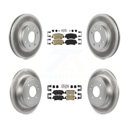 Kit de plaquettes de frein en céramique avant et arrière et disques de frein enduits, pour Hyundai Accent Kia Ri