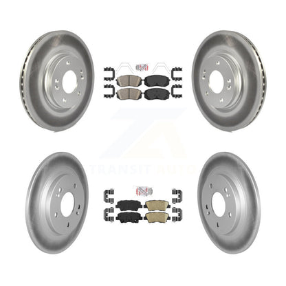 Kit de rotors de frein à disque avec revêtement de coussinets en céramique avant et arrière, pour Hyundai Kona AW 2022 – 2023