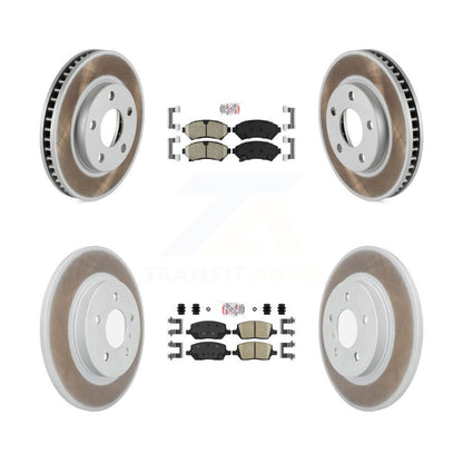 Kit de rotors de frein à revêtement de plaquettes en céramique avant et arrière, pour Pontiac Montana SV6 05 avec FW