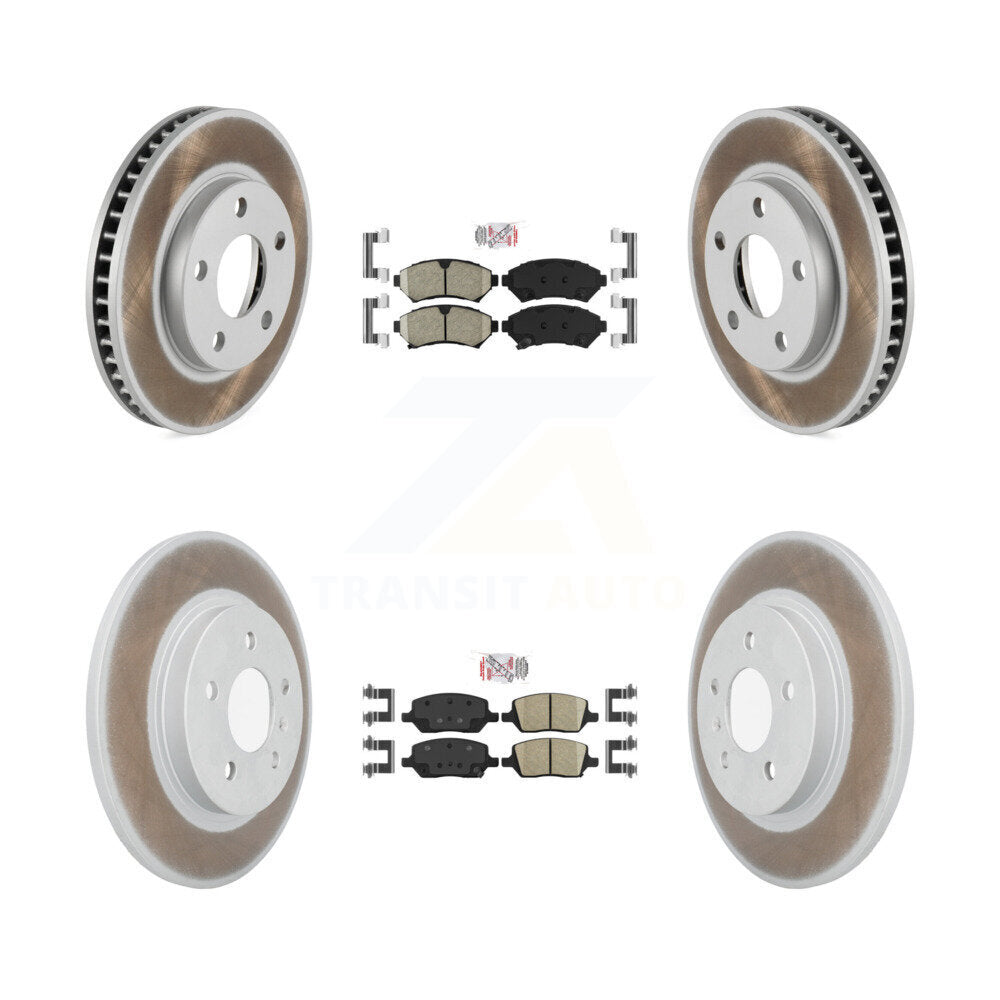 Kit de rotors de frein à revêtement de plaquettes en céramique avant et arrière, pour Pontiac Montana SV6 05 avec FW