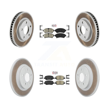 Kit de rotors de frein à revêtement de plaquettes en céramique avant et arrière, pour Pontiac Montana SV6 05 avec FW