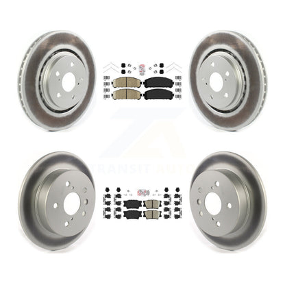 Kit de plaquettes en céramique avant et arrière et Rotor de frein à disque revêtu pour Toyota Camry TR 2022
