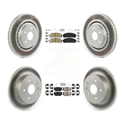 Kit de plaquettes en céramique avant et arrière et Rotor de frein à disque revêtu pour Toyota Camry TR 2022