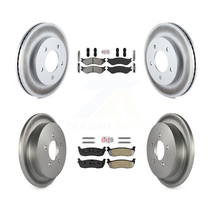 Kit de Rotor de frein à revêtement de plaquettes semi-métalliques avant et arrière, pour Ford F-150 Heritage 4W 04
