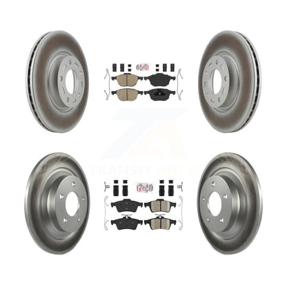 Kit de plaquettes en céramique avant et arrière et de rotors de frein à disque revêtus pour Mazda 5 KGA-104837